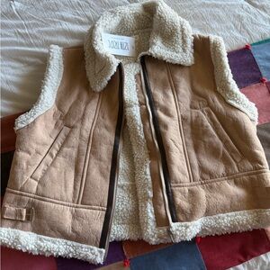 NWT 12th Tribe Penny Lane Sherpa Vest